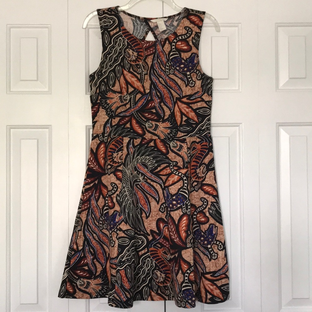 Printed sleeveless dress